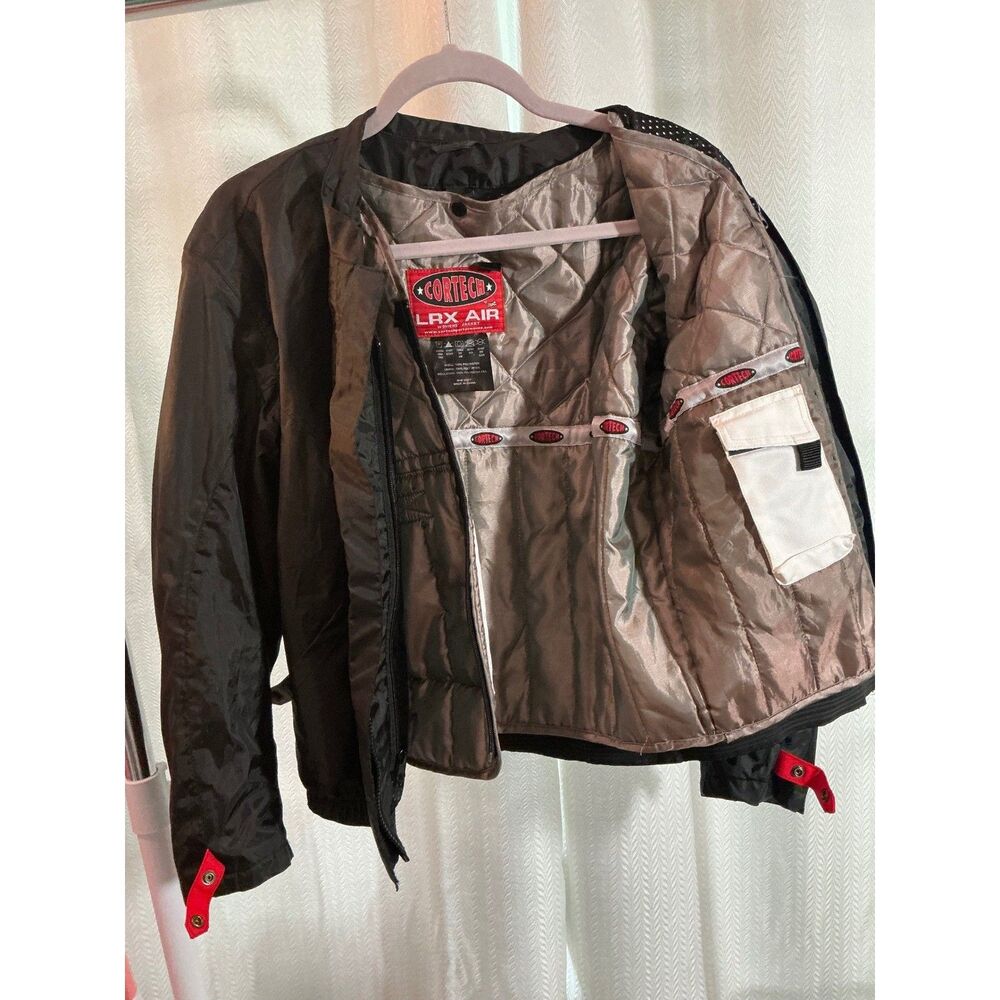 Cortech LRX Air Womens Motorcycle Jacket Black Size M Riding Biker